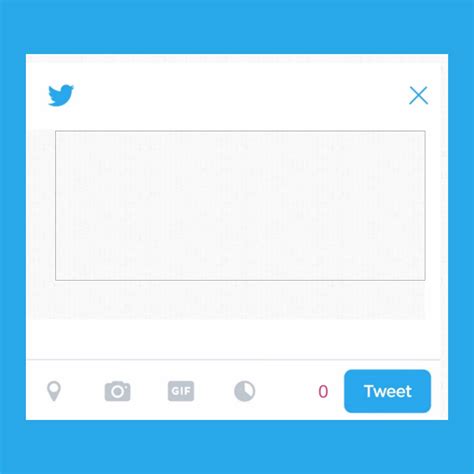 blank twitter profile template editable.